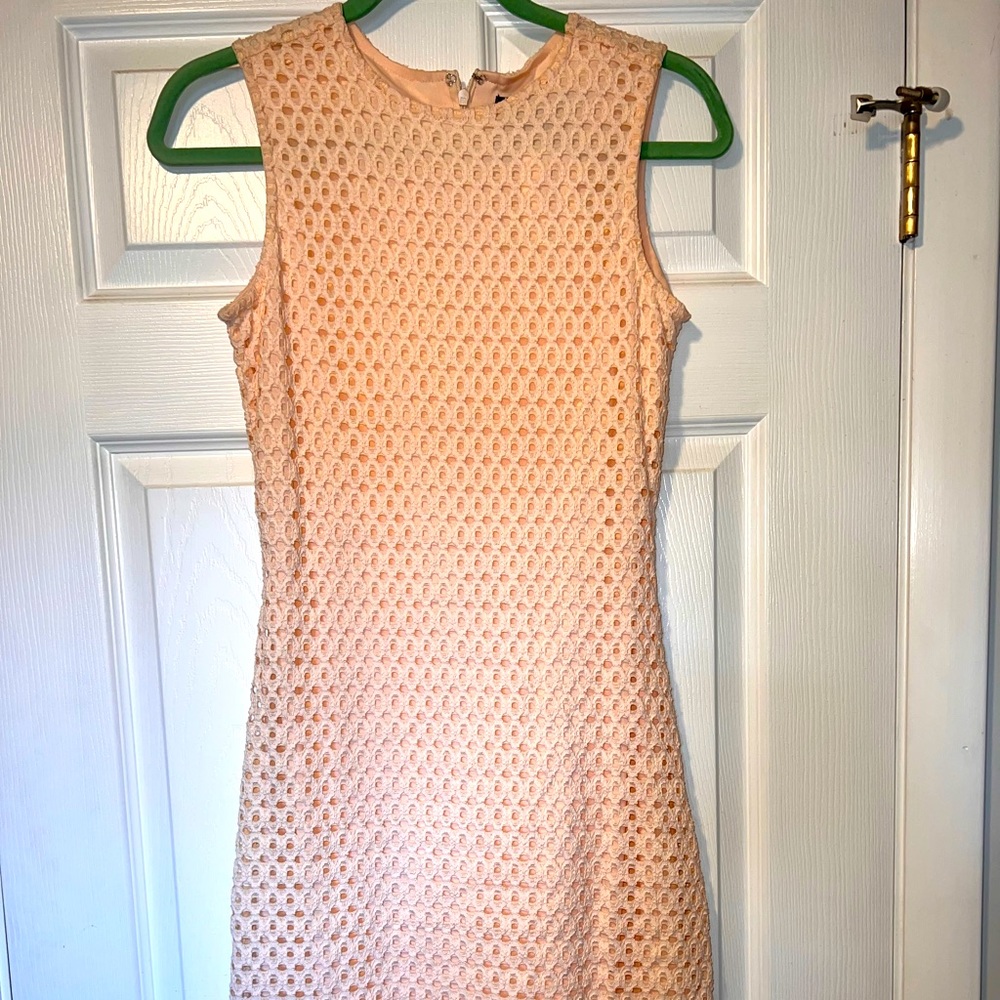 Light peach/pink dress. Size 2.